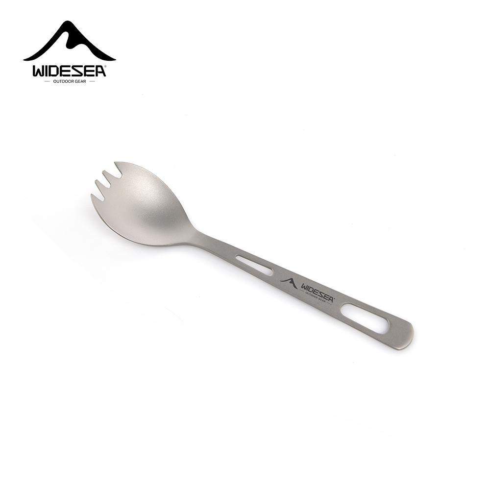 Outdoor Camping Kitchen With Sink - Widesea Camping Cooking Set Spork Titanium