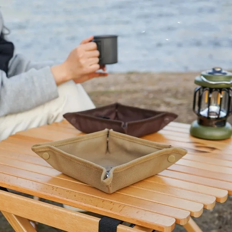 Outdoor Camping Table With Storage - Camping Storage Tray Home Travel Storage