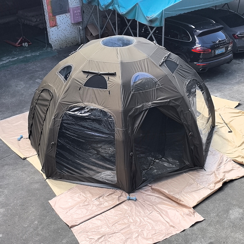 Outdoor Inflatable Camping Tent With Air Pump - 4m 5m Automatic Large Inflatable Octual