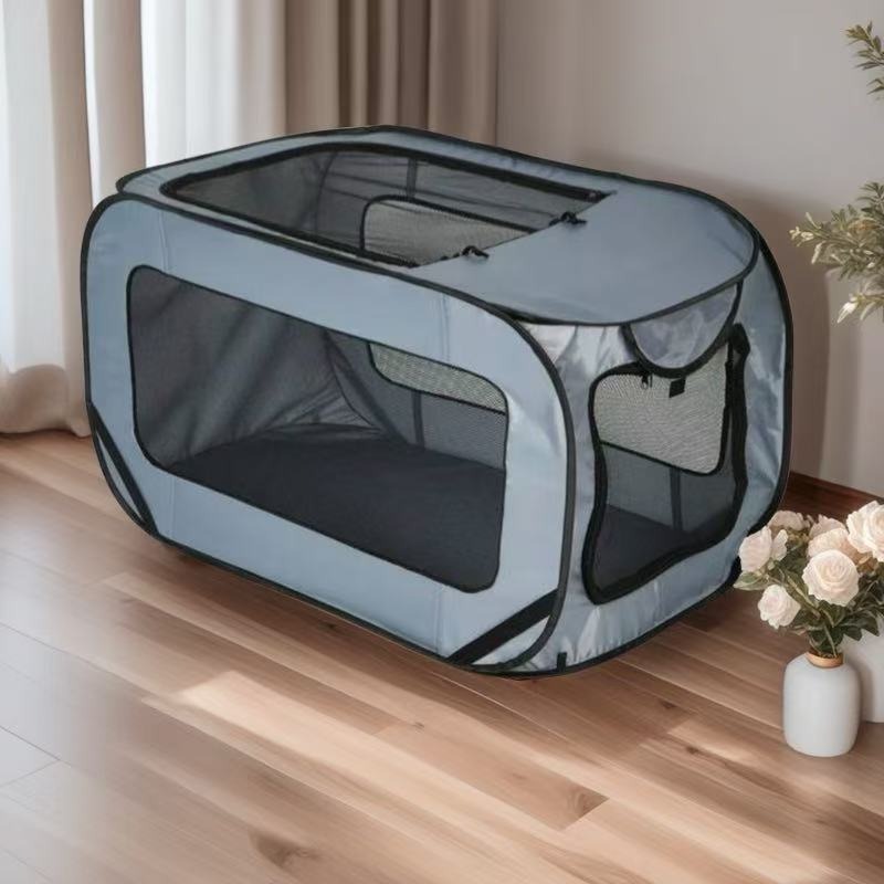 Outdoor Camping Dog Fence - Portable Pet Tent Foldable Exercise Pen