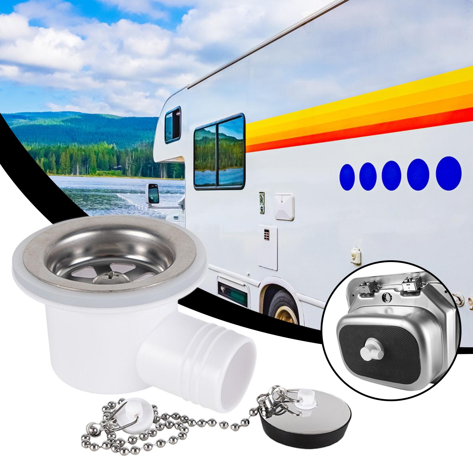 Outdoor Camping Kitchen With Sink - Drain Strainer Stainless Steel Replacement Sink