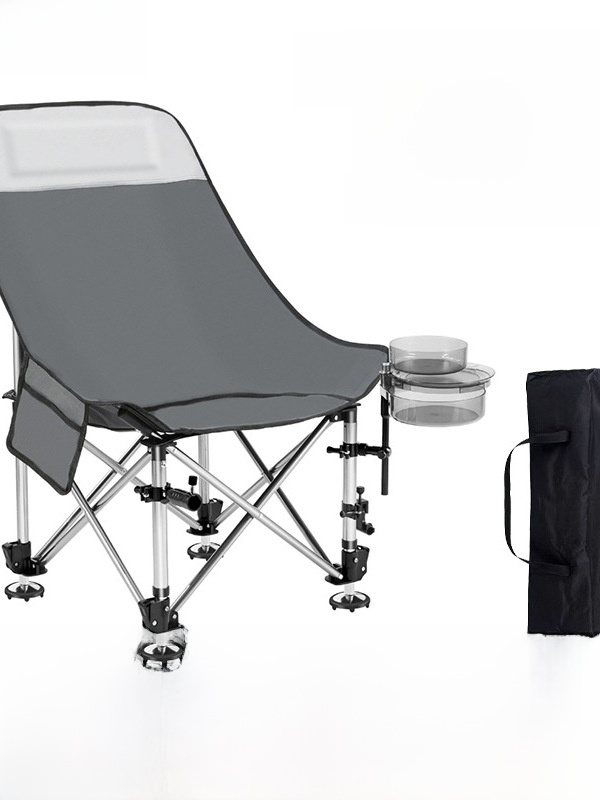 Outdoor Camping Gear Brands - Portable Folding Moon Fishing Chair Hollow