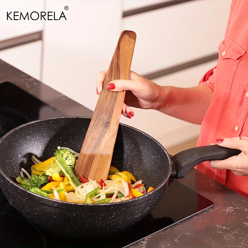 Outdoor Camping Kitchen With Sink - 1PCS Teak Wood Tableware Spatulas Kitchen