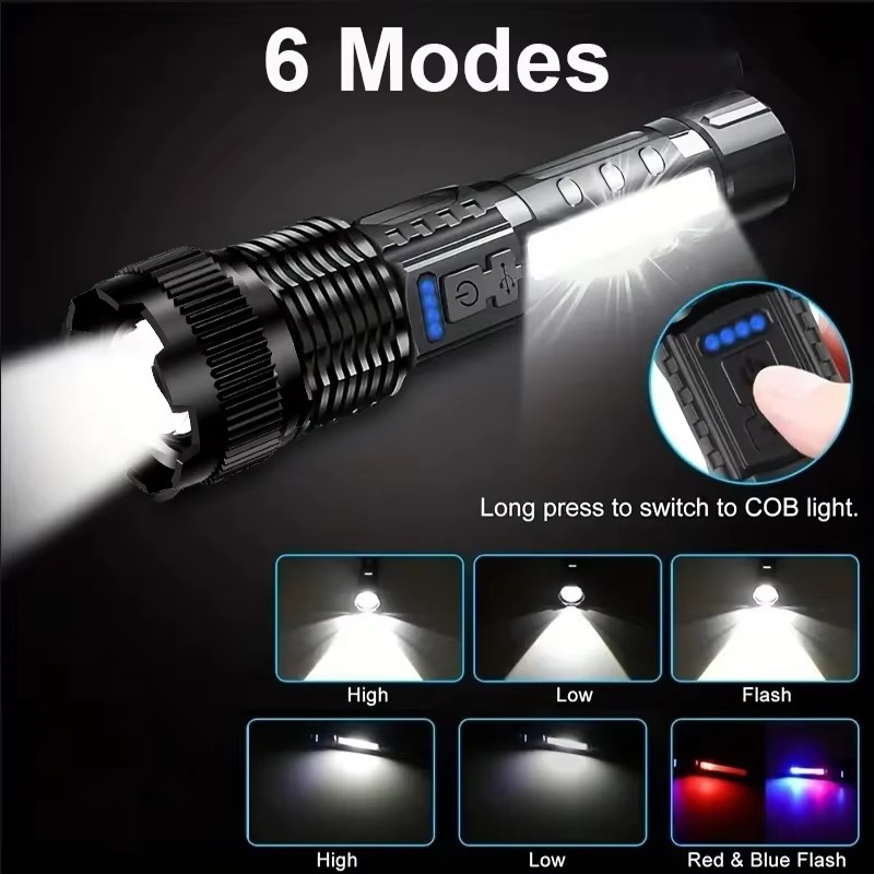 2pcs/set High Power LED Flashl - Outdoor Camping Glamping Share ulasan dan harga