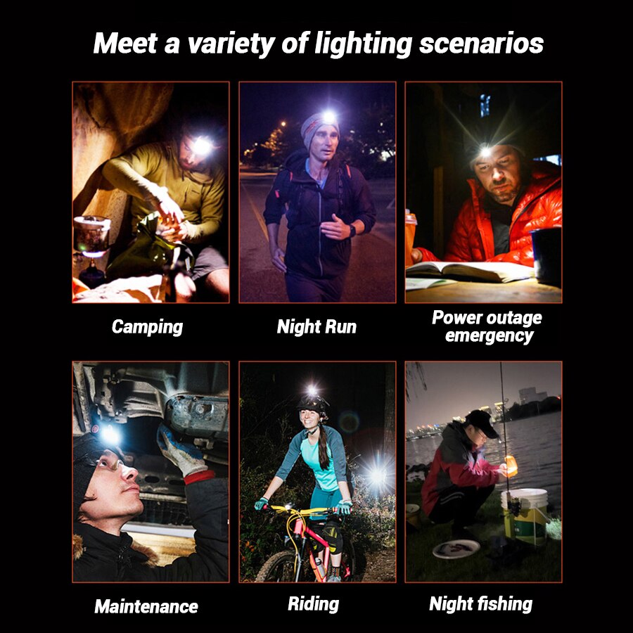 Rechargeable Hands-Free Led He - Outdoor Camping Hat ulasan dan harga