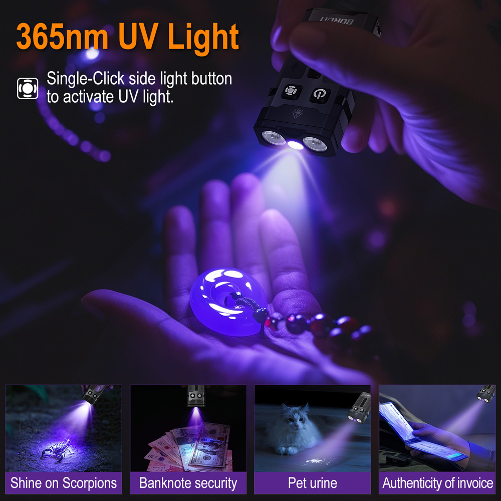 BORUiT EV20 EDC Flashlight 110 - Outdoor Camping Glamping Share ulasan dan harga