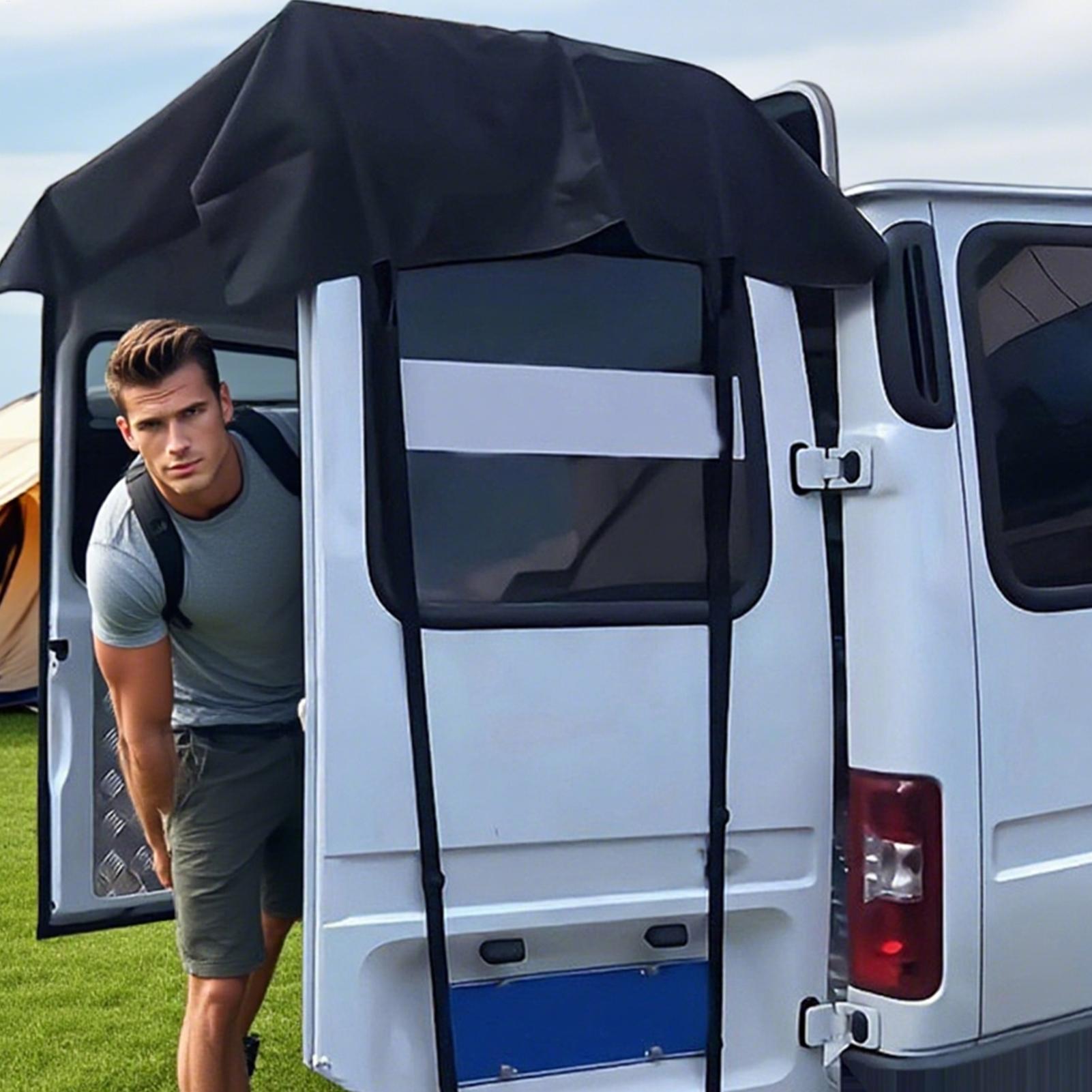 Rear Door RV Cover Windproof A - Outdoor Camping Van ulasan dan harga