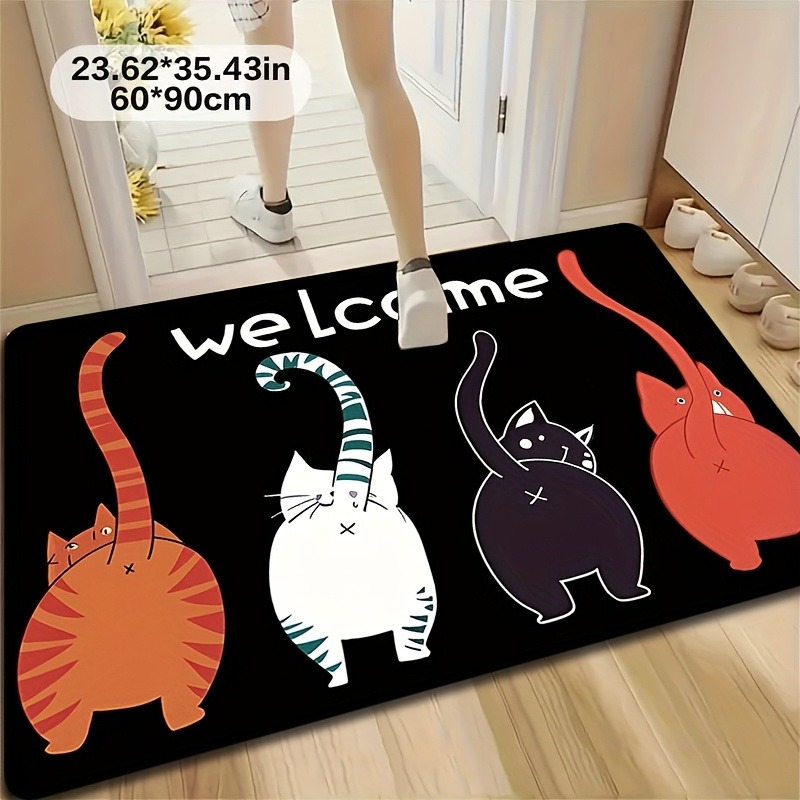 1PC Cute Cartoon cats pattern  - Outdoor Camping Kitchen With Sink ulasan dan harga