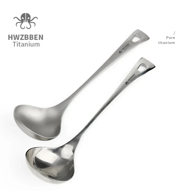 HWZBBEN Outdoor Titanium Soup  - Outdoor Camping Dining Set ulasan dan harga