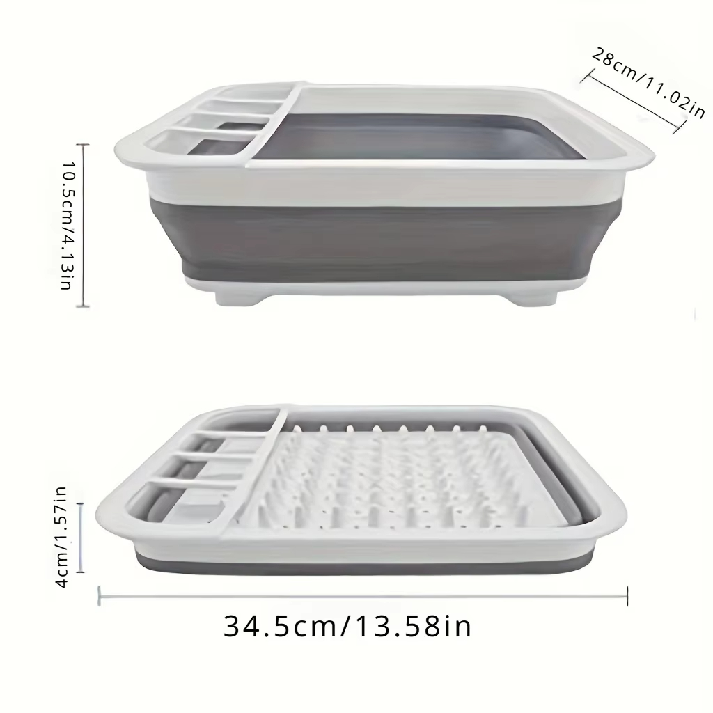 Collapsible Dish Drying Rack w - Outdoor Camping Van ulasan dan harga