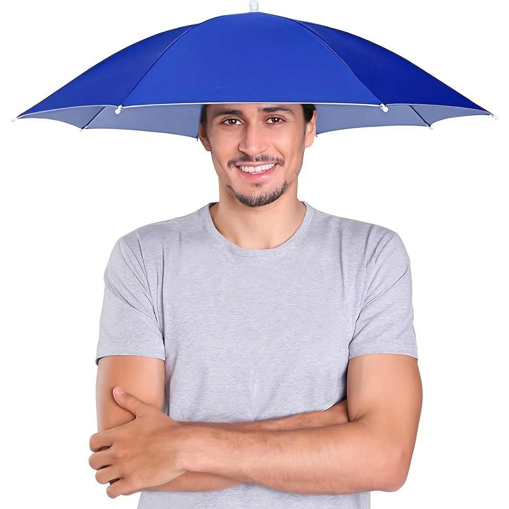 Elastic Headband Umbrella Hat, - Outdoor Camping Hat ulasan dan harga