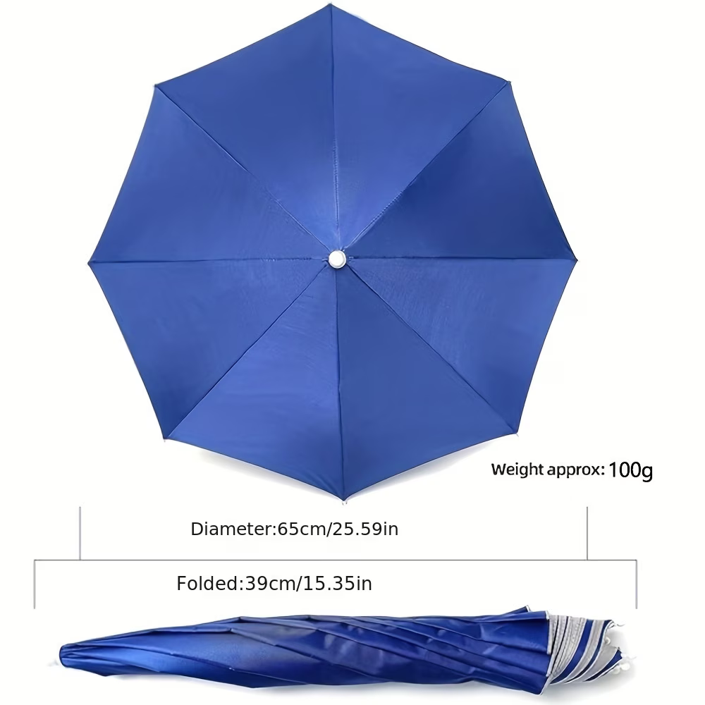 Elastic Headband Umbrella Hat, - Outdoor Camping Hat ulasan dan harga
