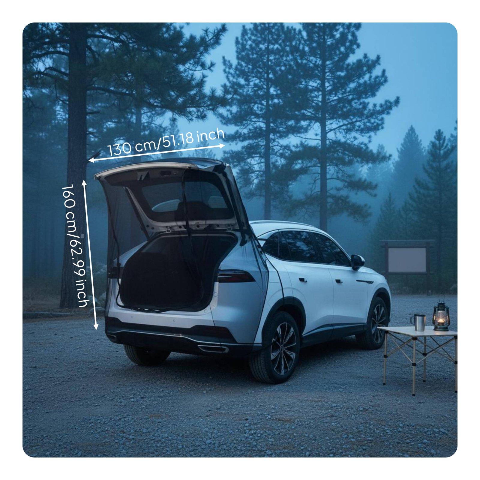Rear Door Mesh Mosquito Net Ta - Outdoor Camping Car Tent ulasan dan harga
