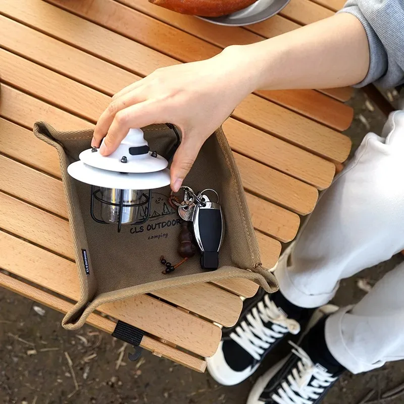 Camping Storage Tray Home Trav - Outdoor Camping Table With Storage ulasan dan harga