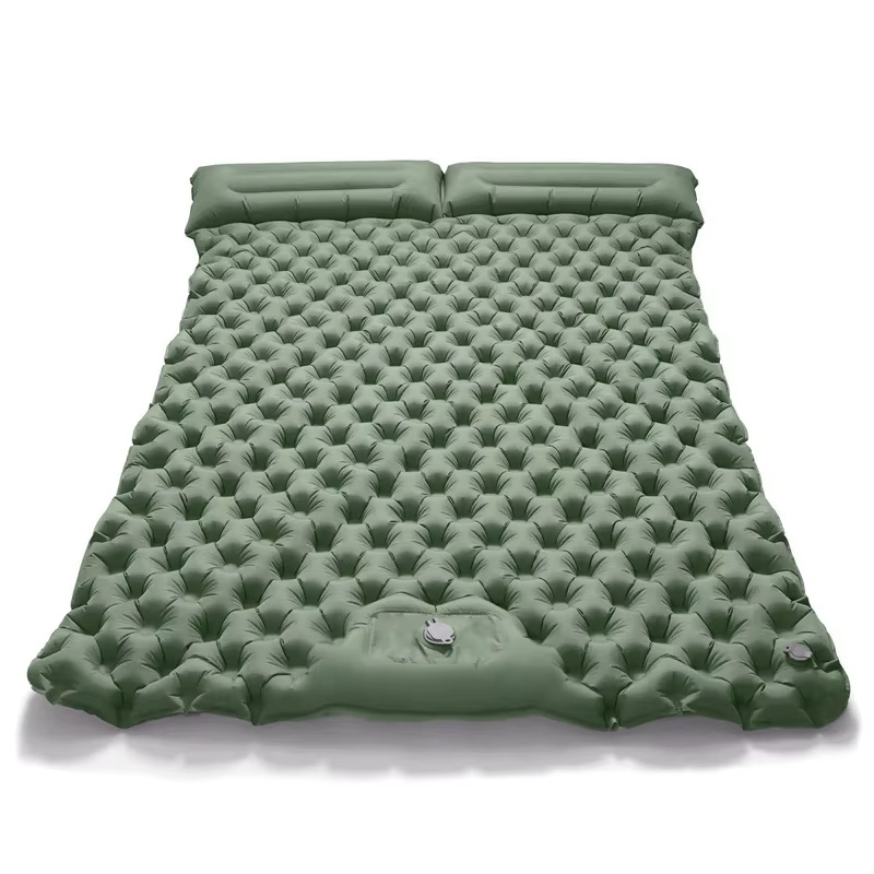 Portable Double Air Mattress f - Outdoor Inflatable Camping Tent With Air Pump ulasan dan harga