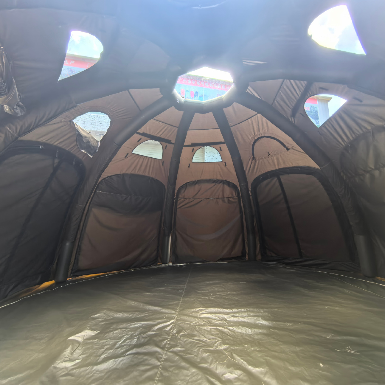 4m 5m Automatic Large Inflatab - Outdoor Inflatable Camping Tent With Air Pump ulasan dan harga