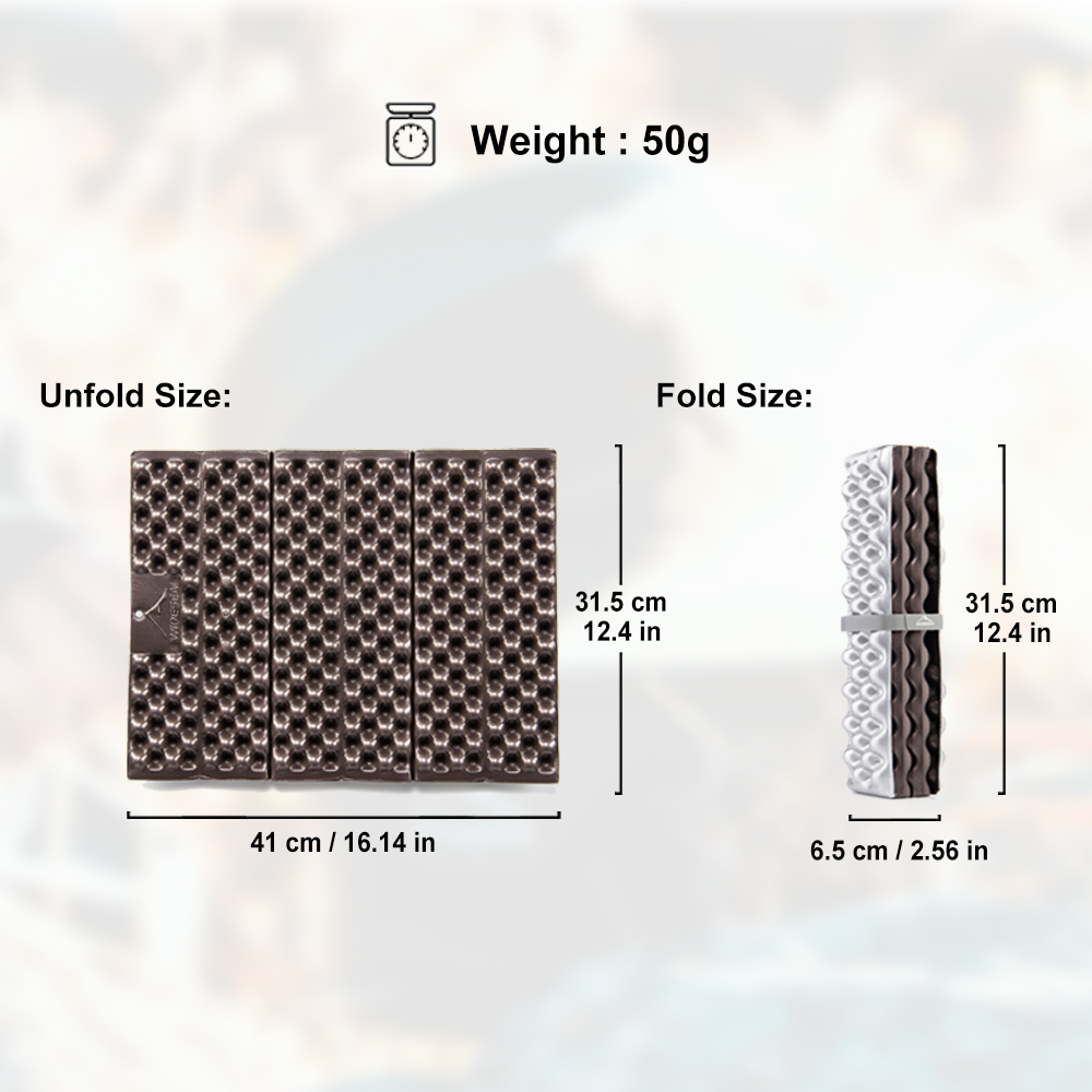 Widesea Camping Foldable Mat S - Outdoor Camping Rug Waterproof ulasan dan harga
