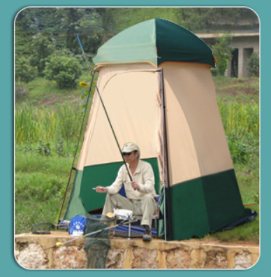 Large Size Oxford Fabric Four- - Outdoor Camping Toilet ulasan dan harga