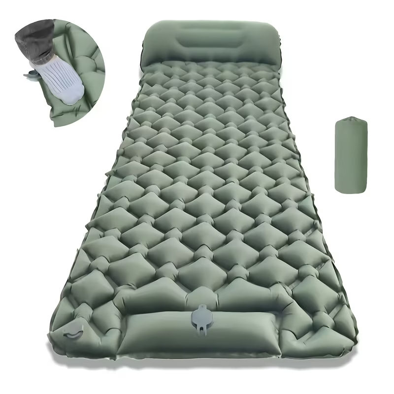 TPU Inflatable Sleeping Pad, U - Outdoor Inflatable Camping Tent With Air Pump ulasan dan harga