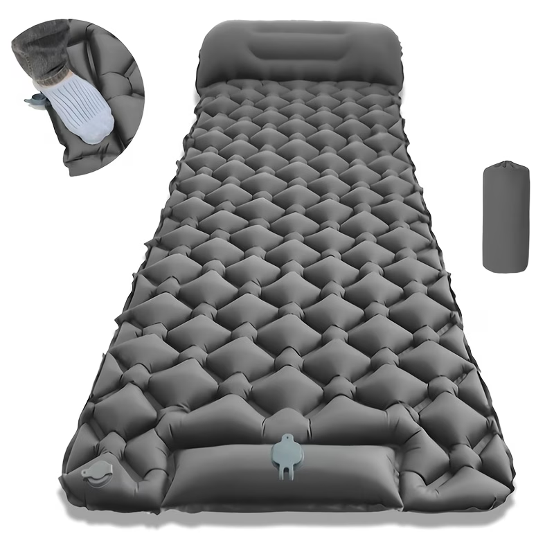 TPU Inflatable Sleeping Pad, U - Outdoor Inflatable Camping Tent With Air Pump ulasan dan harga