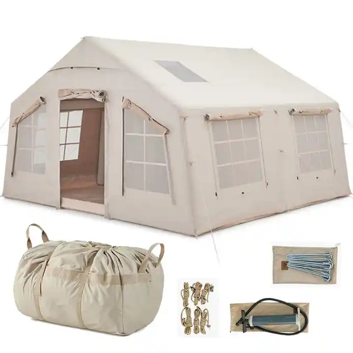 Large Inflatable Air Outdoor W - Outdoor Inflatable Camping Tent With Air Pump ulasan dan harga