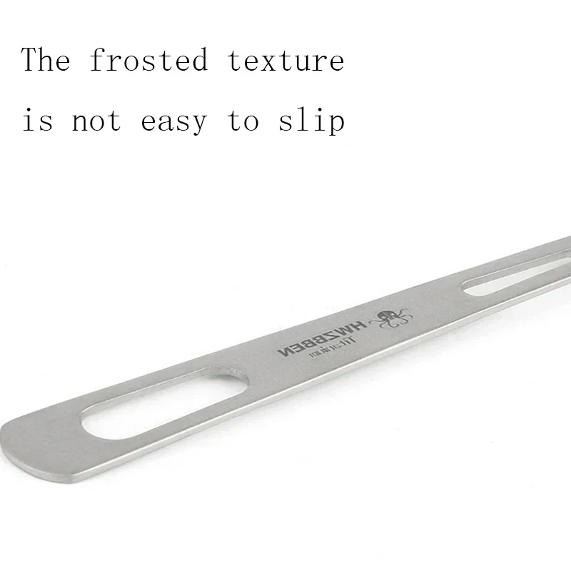 HWZBBEN Titanium Fork Spoon Kn - Outdoor Camping Dining Set ulasan dan harga