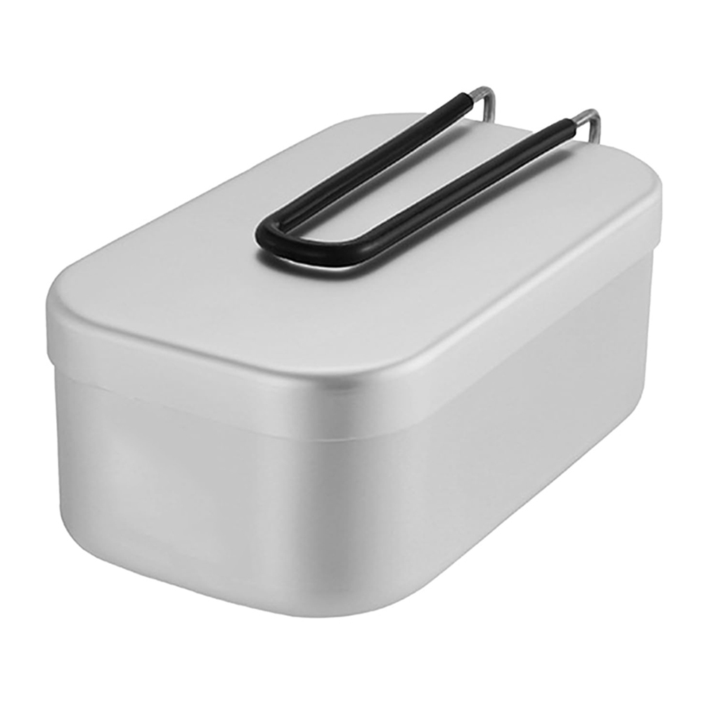 800ML Aluminum Lunch Boxes Out - Outdoor Camping Dining Set ulasan dan harga