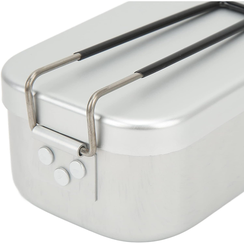 800ML Aluminum Lunch Boxes Out - Outdoor Camping Dining Set ulasan dan harga