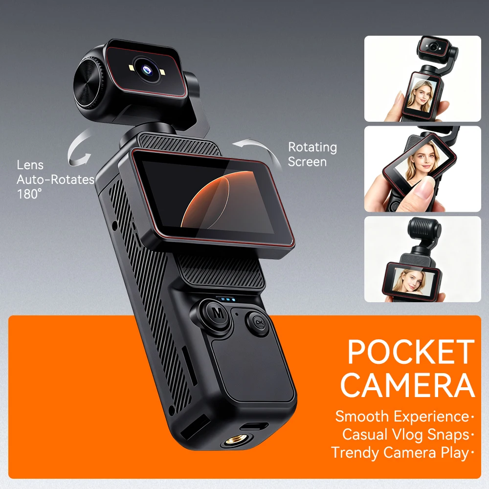 2K Pocket Handheld Vlog Camera - Outdoor Camping Japan ulasan dan harga