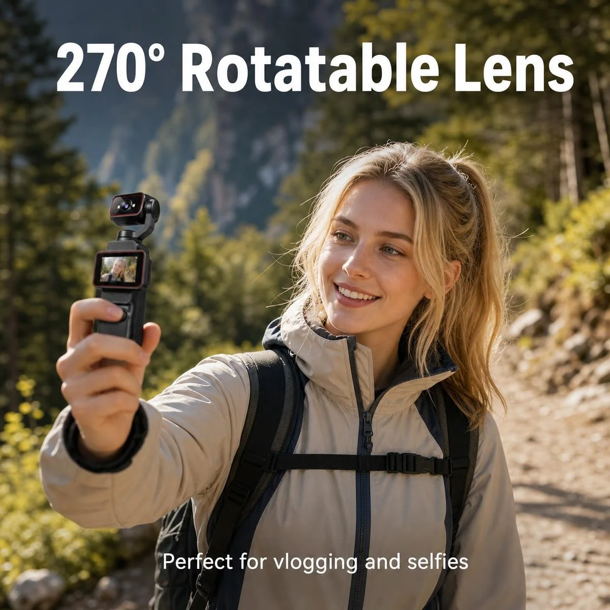 2K Pocket Handheld Vlog Camera - Outdoor Camping Japan ulasan dan harga