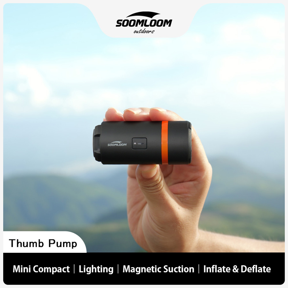 Soomloom Thumb Pump - 47g Ultr - Camping Quiet ulasan dan harga