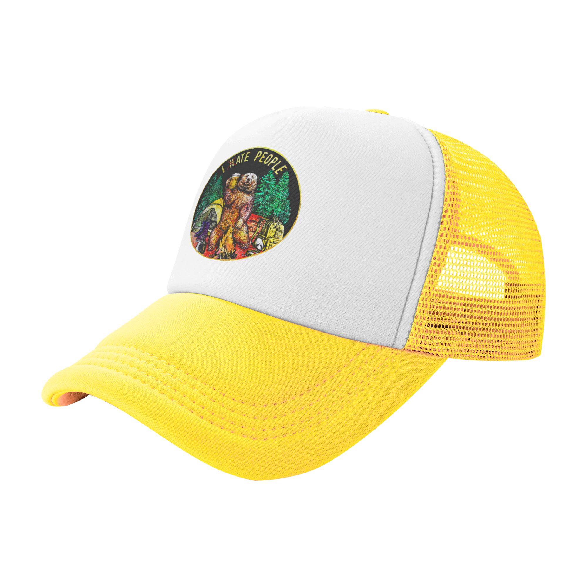 I Hate People Bear Camping Bas - Outdoor Camping Hat ulasan dan harga