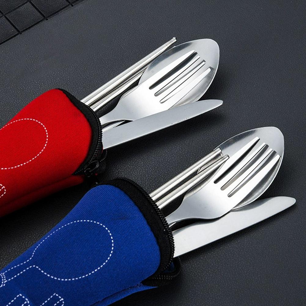 Picnic Set Tableware Washable  - Outdoor Camping Dining Set ulasan dan harga