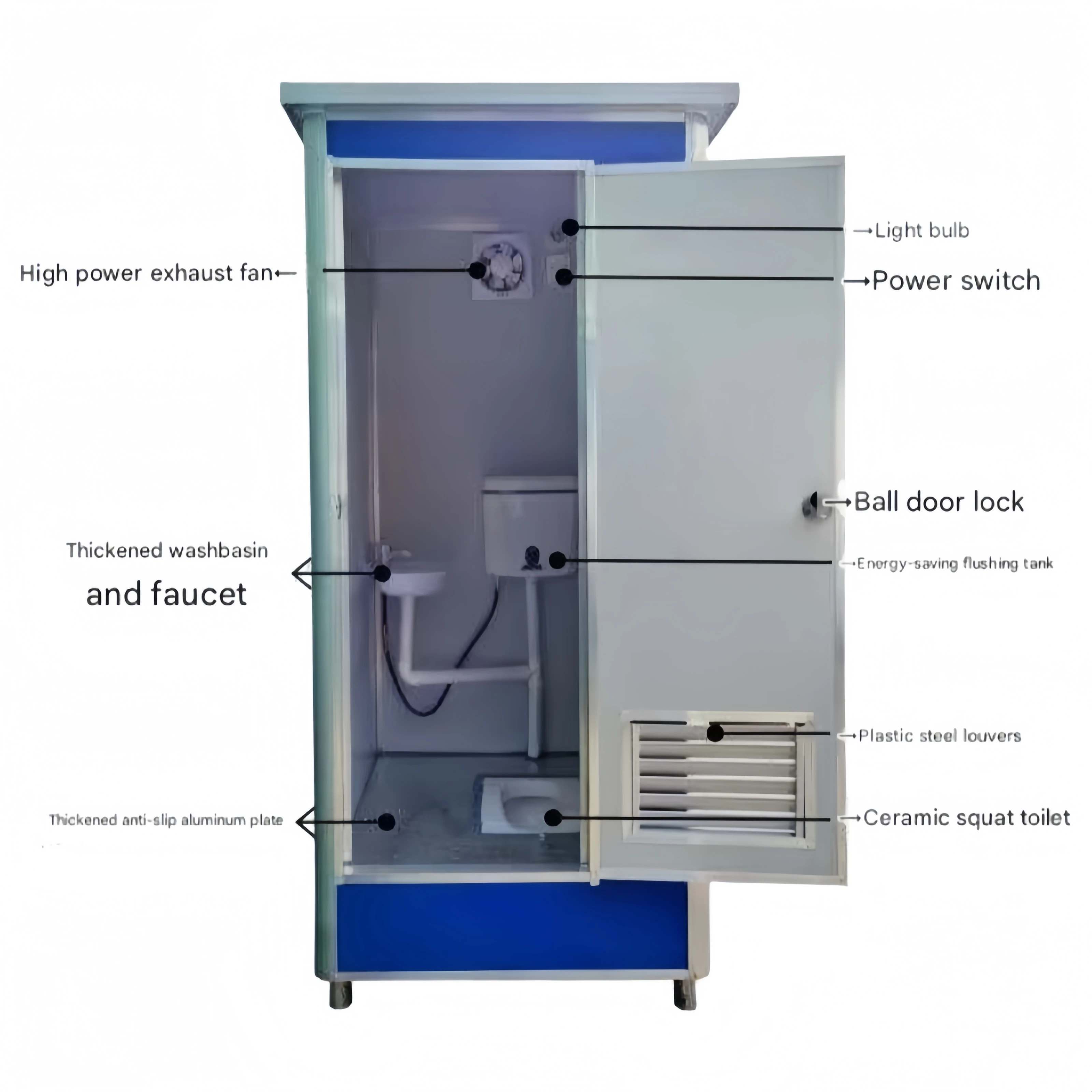 2026 Outdoor Portable Toilet a - Outdoor Camping Toilet ulasan dan harga