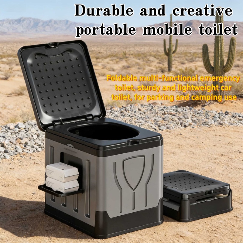 Portable Car Folding Toilet Ju - Outdoor Camping Toilet ulasan dan harga