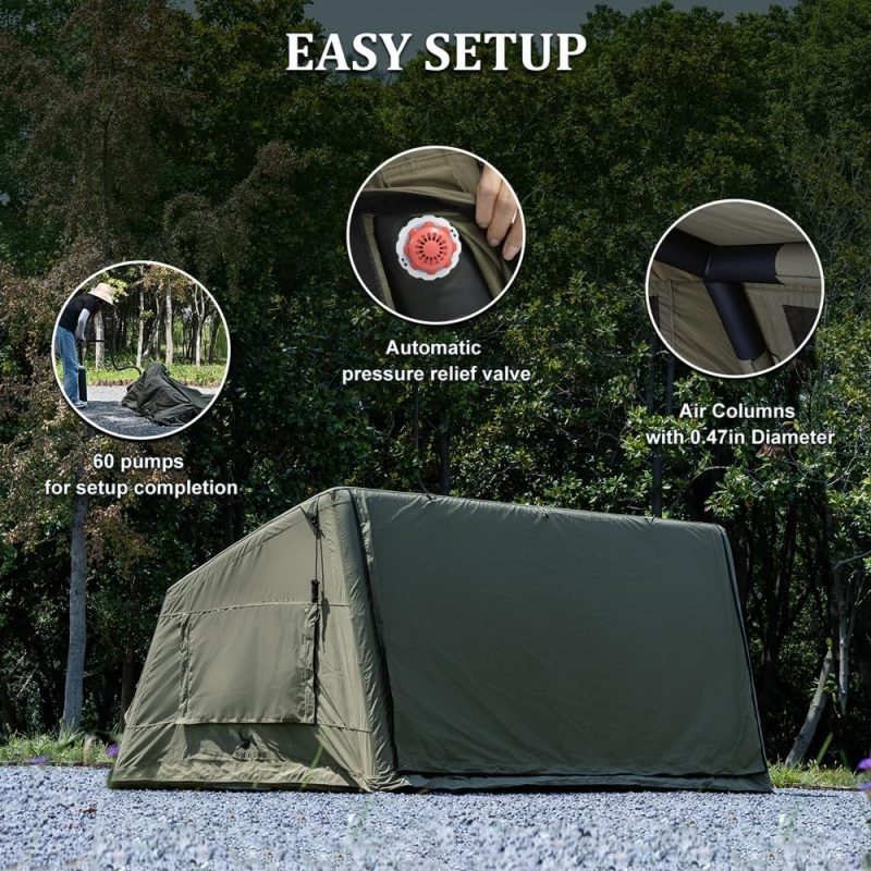 Outdoor Automatic Inflatable C - Outdoor Camping Set ulasan dan harga