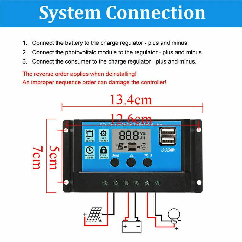 50W Solar Panel Kit Mono Cryst - Outdoor Camping Van ulasan dan harga