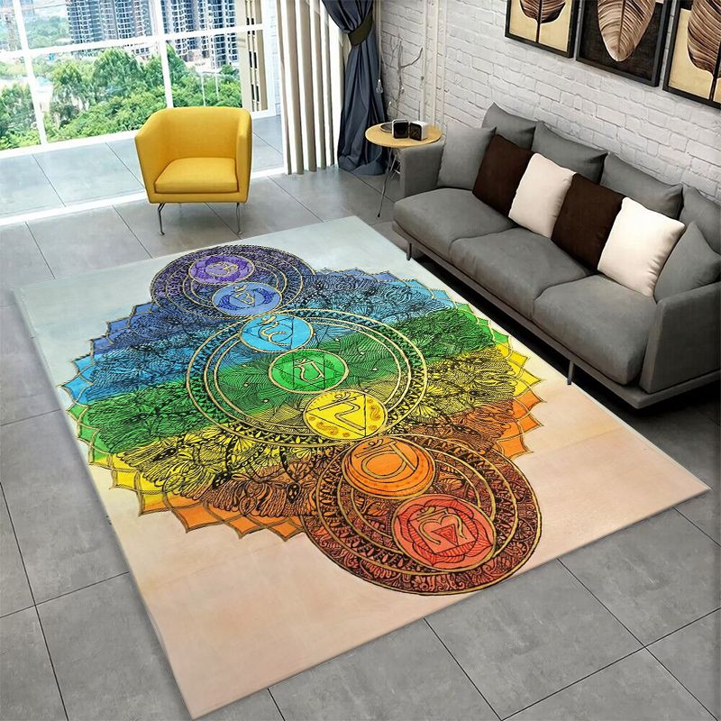 Rainbow Chakra Yoga Mandala Me - Outdoor Camping Mats Large ulasan dan harga
