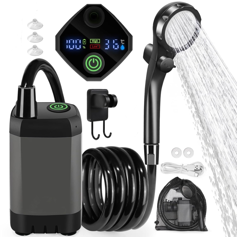 Outdoor Electric Shower Set LE - Outdoor Camping Set ulasan dan harga