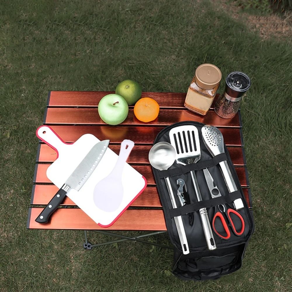 2024 Picnic Utensil Set Storag - Outdoor Camping Dining Set ulasan dan harga