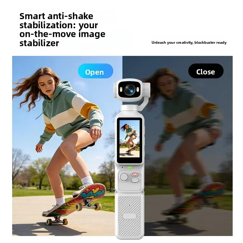 Lenovo 4K Handheld Gimbal Acti - Outdoor Camping Japan ulasan dan harga
