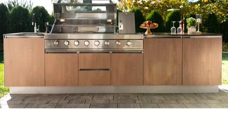 Modular Outdoor Kitchen Cabine - Outdoor Camping Kitchen With Sink ulasan dan harga