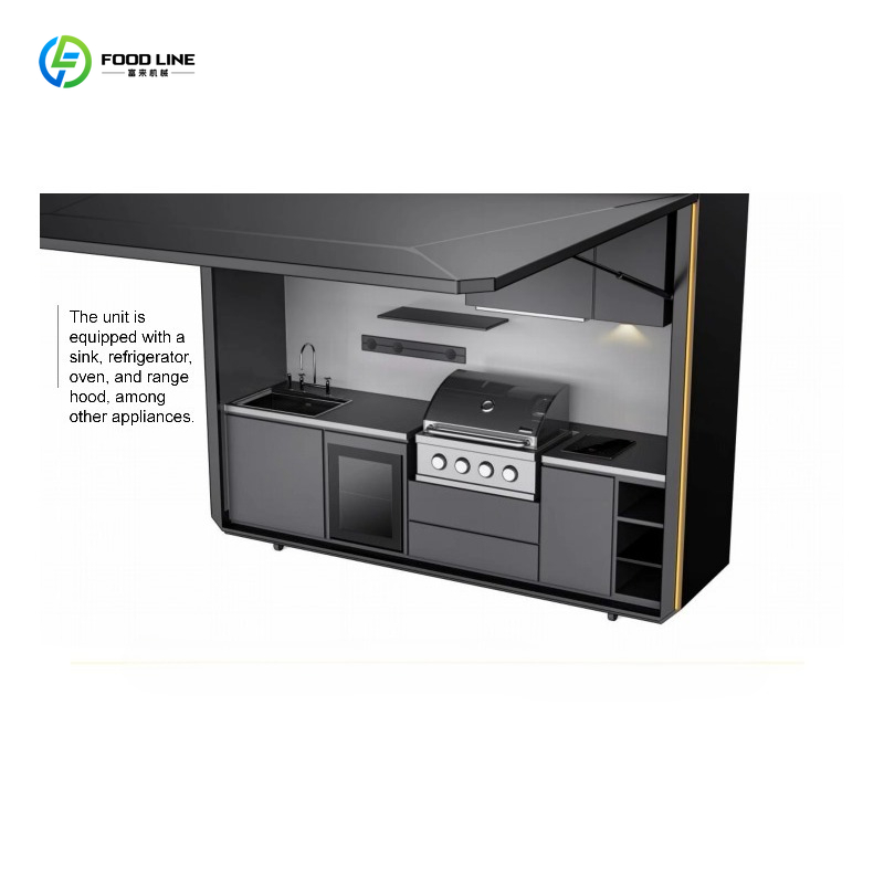 Customized Modern Modular Prem - Outdoor Camping Kitchen With Sink ulasan dan harga