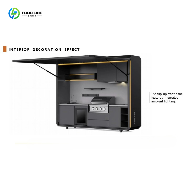 Customized Modern Modular Prem - Outdoor Camping Kitchen With Sink ulasan dan harga