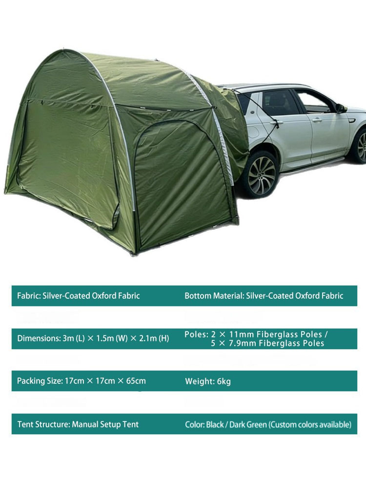 For car Outdoor Rear Tent Camp - Outdoor Camping Car Tent ulasan dan harga
