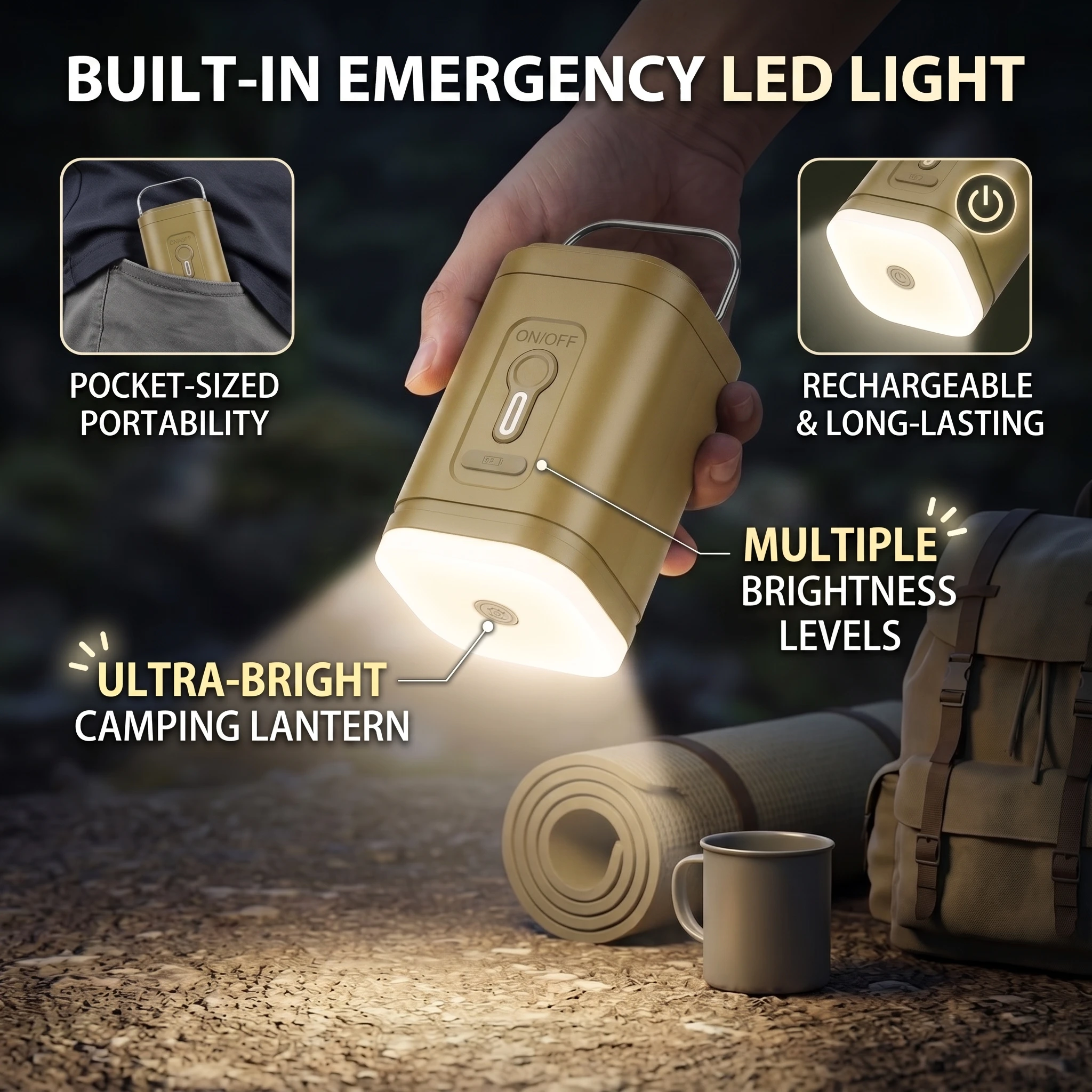 Cordless Mini Air Pump USB-C R - Outdoor Inflatable Camping Tent With Air Pump ulasan dan harga
