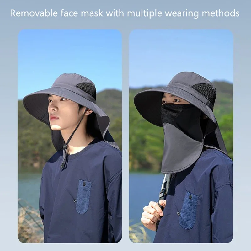 Summer Sun Hats UV Protection  - Outdoor Camping Hat ulasan dan harga