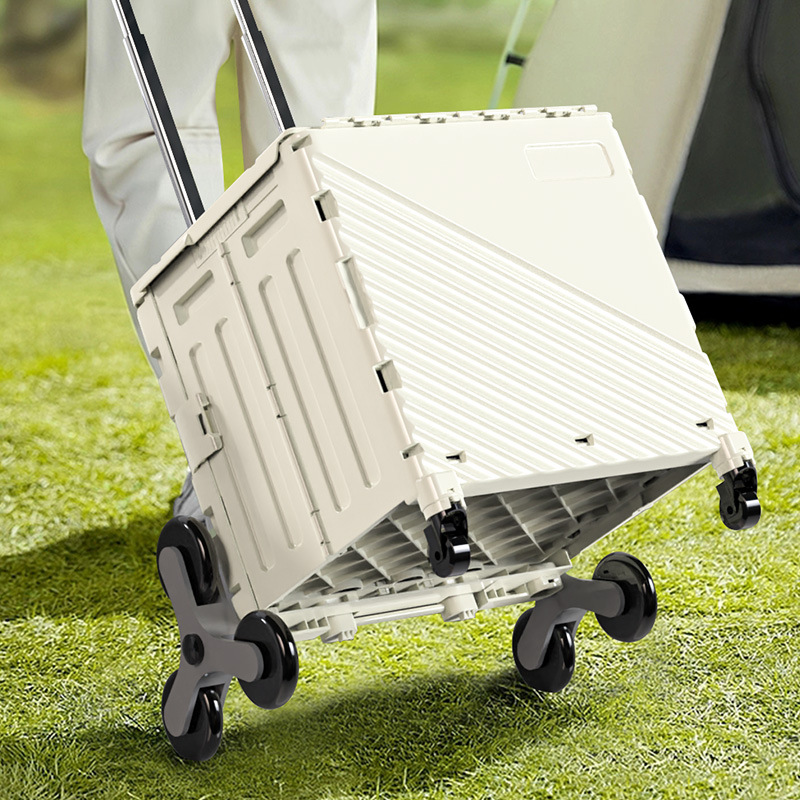 Folding Shopping Cart Portable - Outdoor Camping Van ulasan dan harga