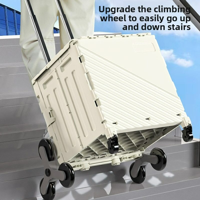 Folding Shopping Cart Portable - Outdoor Camping Van ulasan dan harga