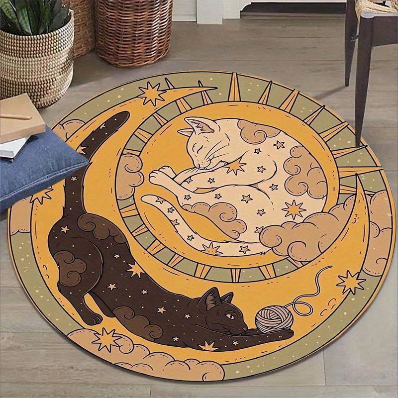 VIKAMA Yin Yang Cat Carpet Rou - Outdoor Camping Mats Large ulasan dan harga